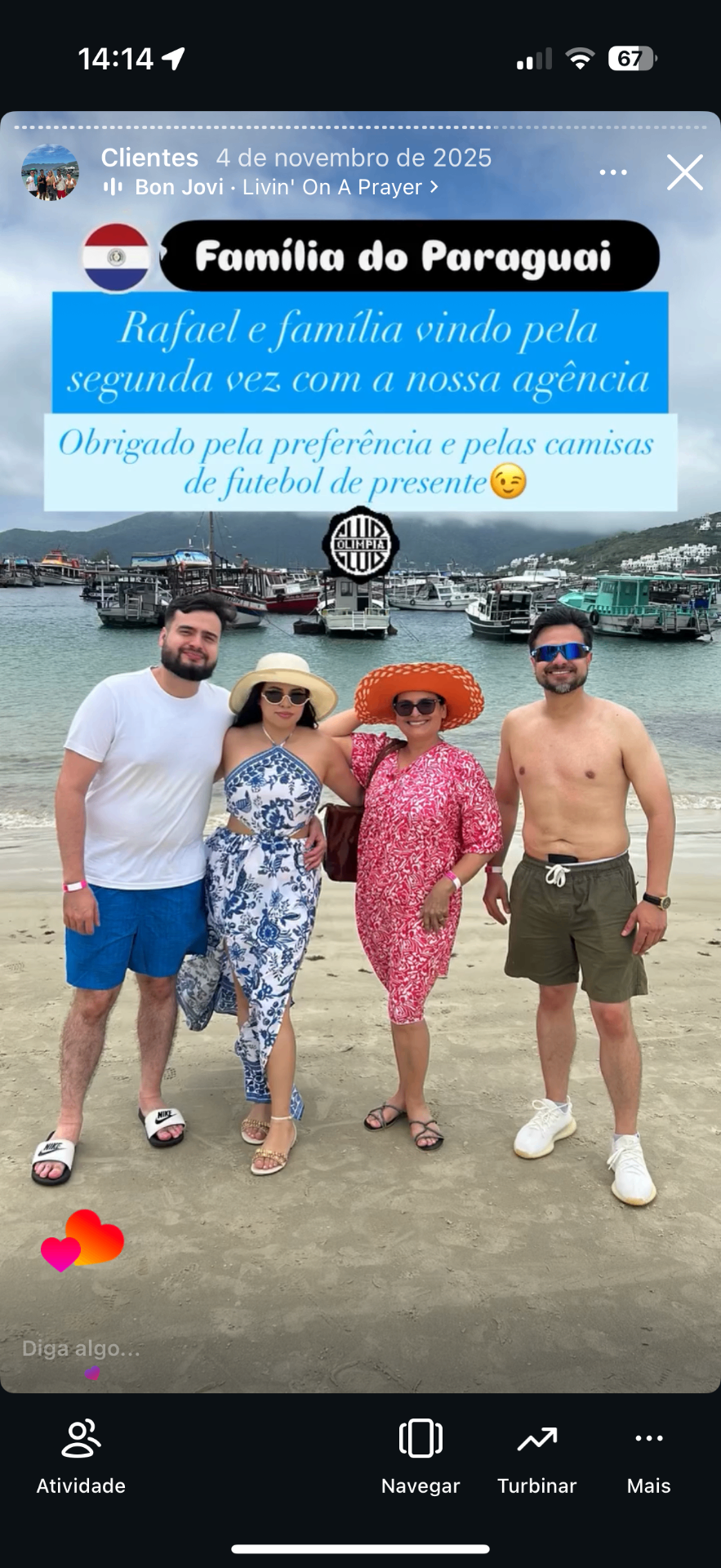 Família do Paraguai — 2ª vez com a agência
